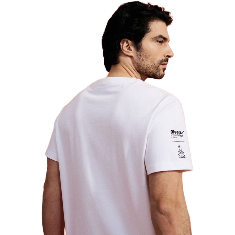 Tricou Dakar Ride B alb