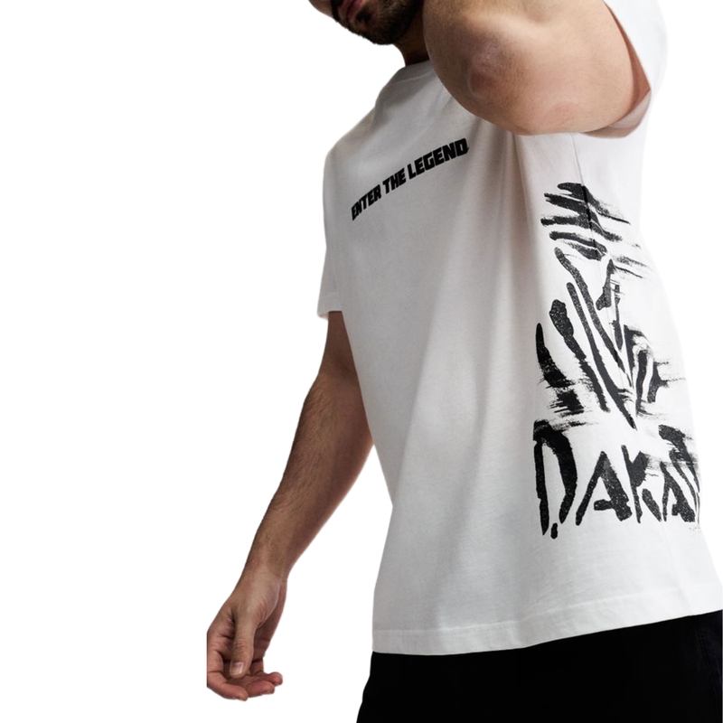 Tricou Dakar Wind W alb