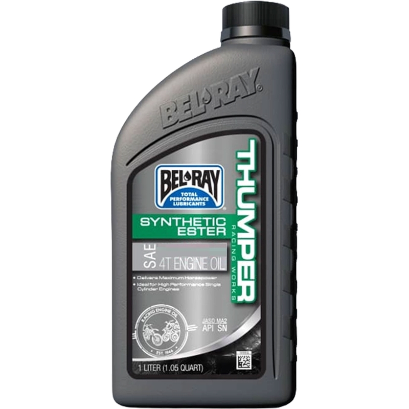 Ulei de motor Bel-Ray THUMPER RACING WORKS SYNTHETIC ESTER 4T 10W-60 1 l
