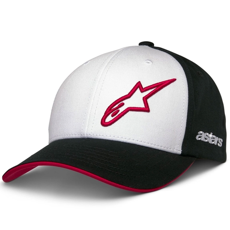 Șapcă Alpinestars Sessionized Snapback alb-negru-roșu