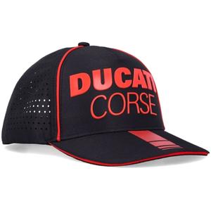 Ducati Laser Performance Midvisor Cap negru-rosu