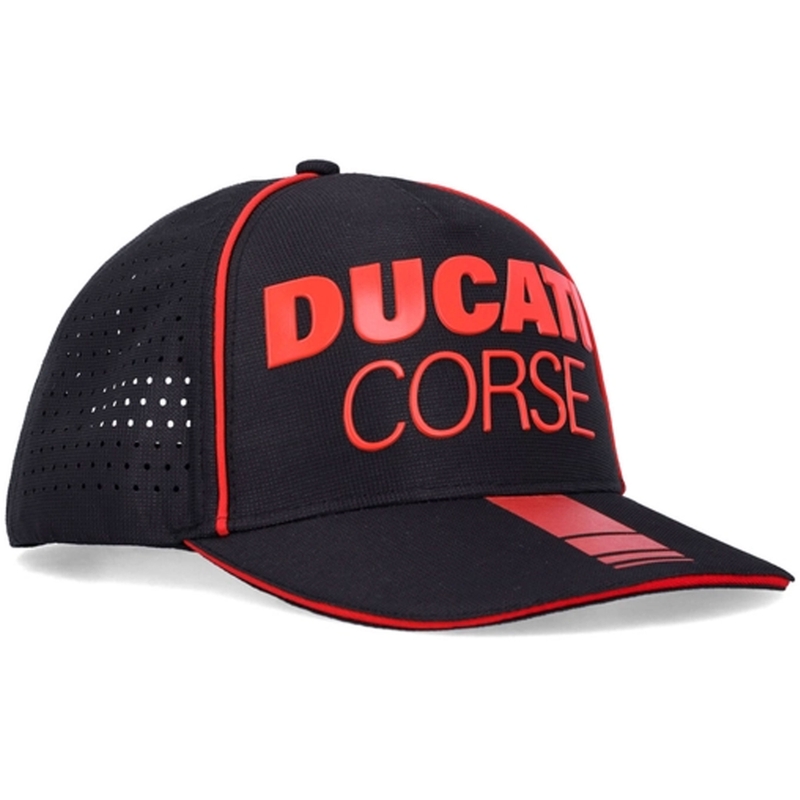 Ducati Laser Performance Midvisor Cap negru-rosu