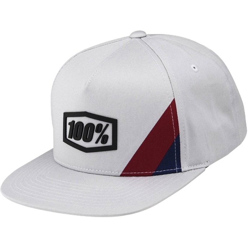 100% șapcă Cornerstone Snapback albă