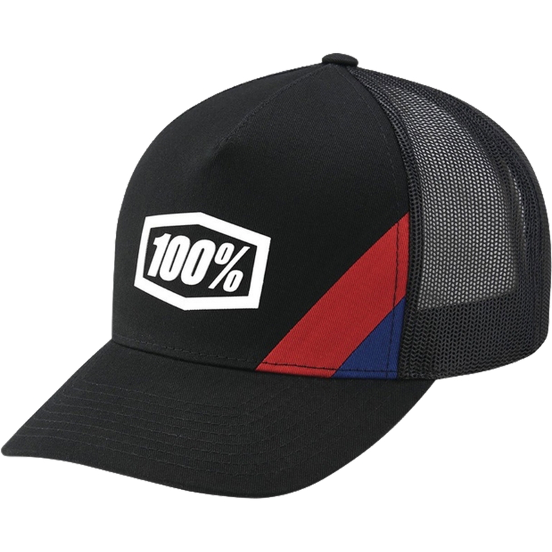 100% șapcă neagră Cornestone X-Fit Trucker