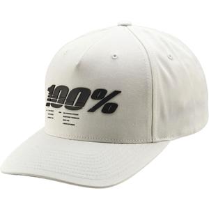 Șapcă 100% Staunch Snapback în alb