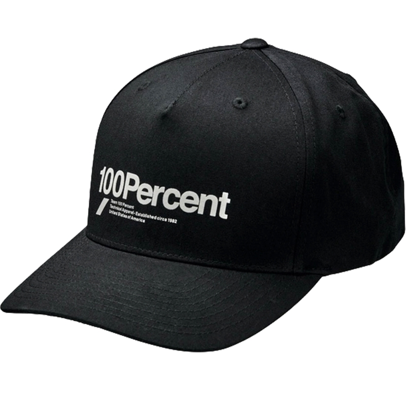 100% șapcă Manifesto Snapback neagră