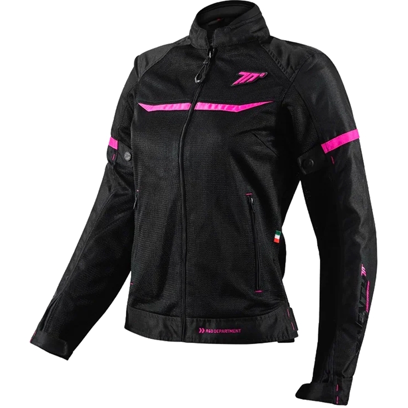 Geacă de motocicletă pentru femei SEVENTY DEGREES SD-JR30.2 Mojave negru-roz
