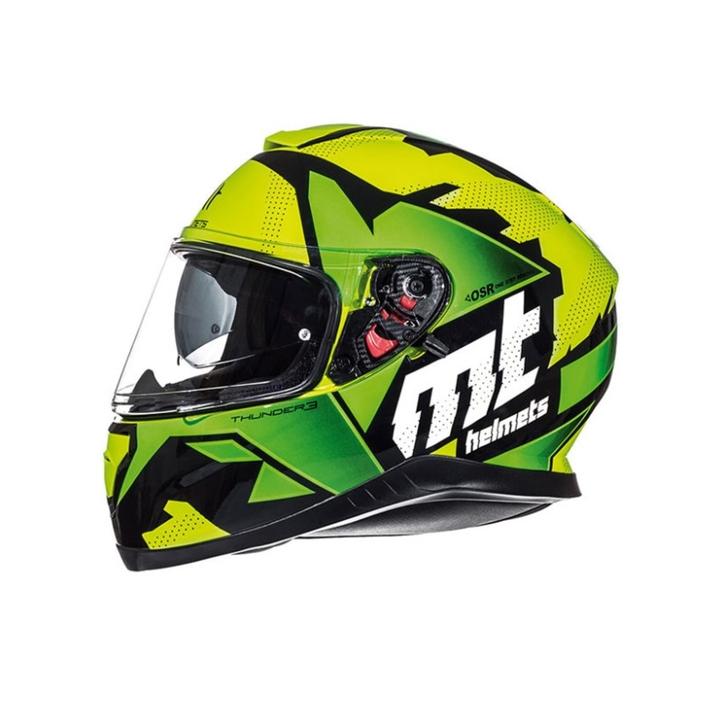 Cască de motociclist integrală MT Thunder 3 SV Torn galben-verde fluo