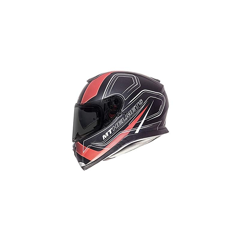 MT Thunder 3 SV Trace cască de motocicletă integrală negru mat-roșu