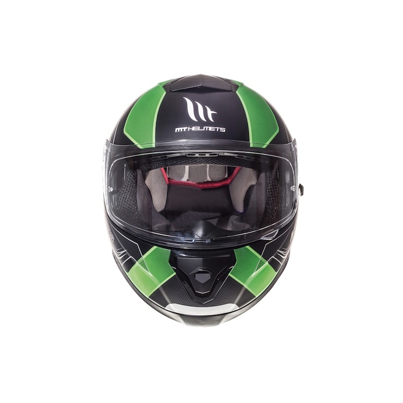 MT Thunder 3 SV Trace Trace Cască de motocicletă integrată negru mat Fluo Green lichidare