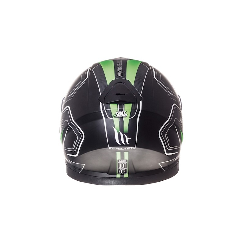 MT Thunder 3 SV Trace Trace Cască de motocicletă integrată negru mat Fluo Green lichidare