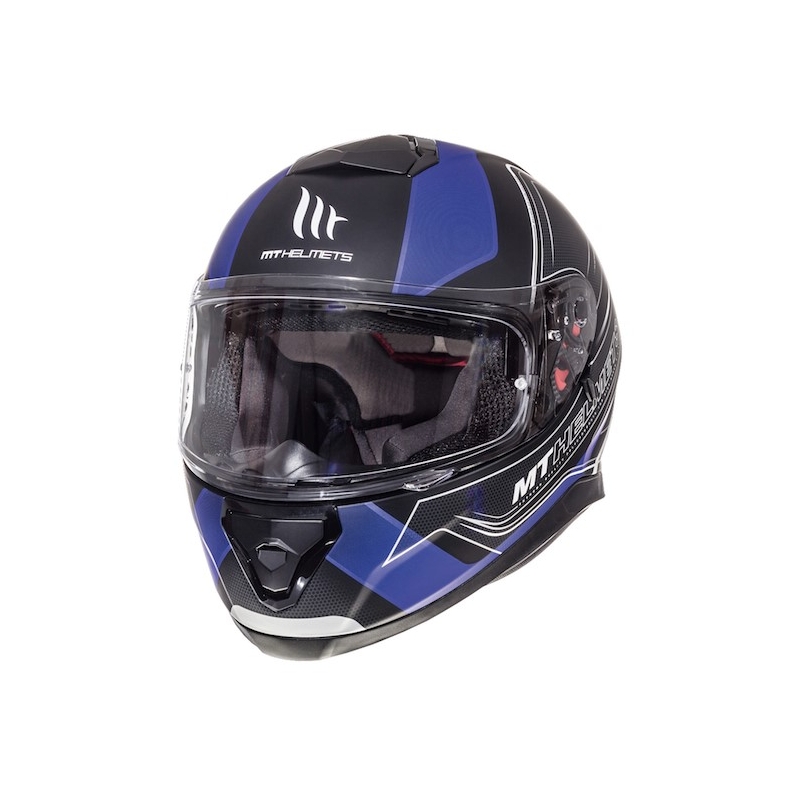 MT Thunder 3 SV Trace cască de motocicletă integrală negru mat-albastru