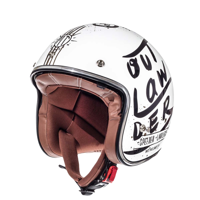 MT LeMans SV Outlander White Open Moto Casca lichidare