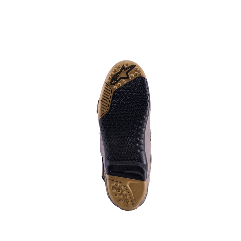 Ghete Motocicletă Alpinestars TECH 10 Ediție Limitată AIR GOLD Maro Auriu