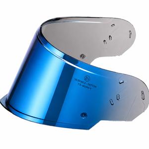 Vizieră pentru căști Cassida Modulo 2.1 Plus Carbon cu pregătire Pinlock, crom albastru