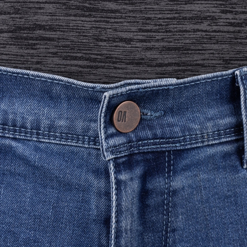 Blugi motociclisți Oxford Original Approved Tailor AA, albastru deschis