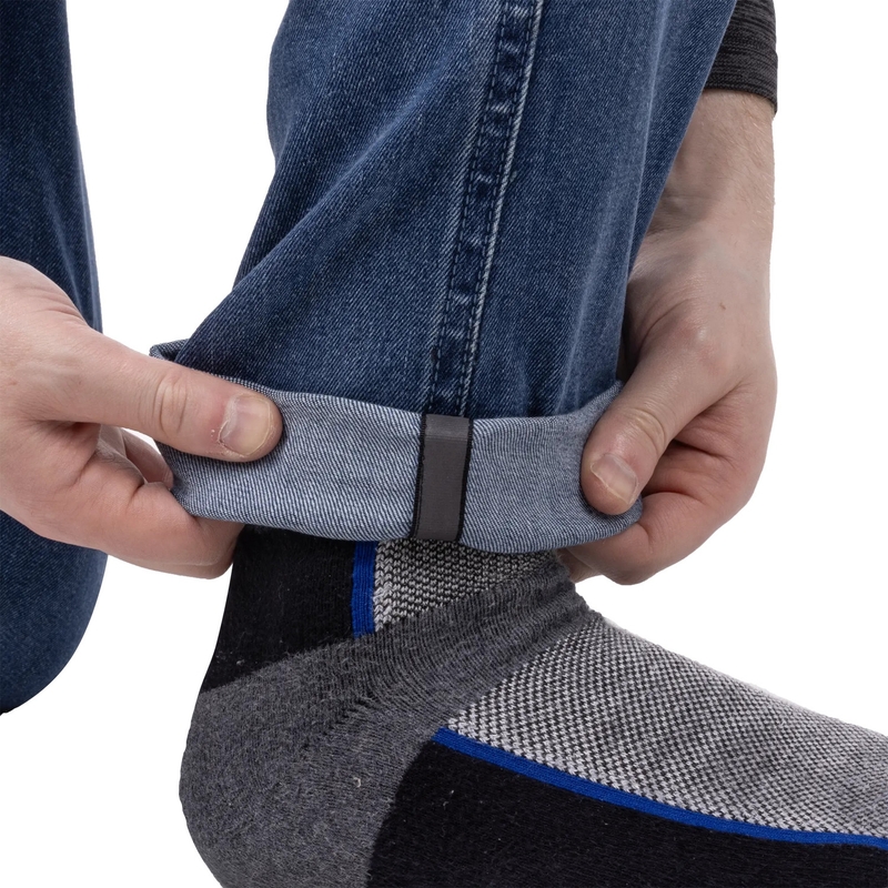 Blugi motociclisți Oxford Original Approved Tailor AA, albastru deschis