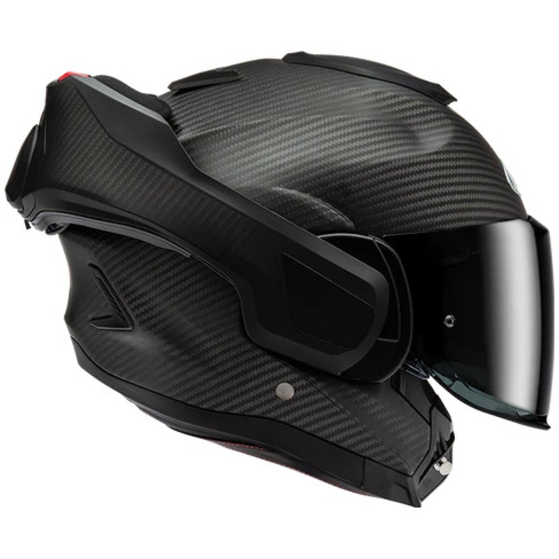 Cască de motocicletă pliabilă HJC F100 CARBON negru mat
