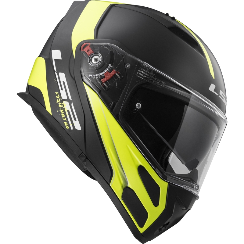Cască LS2 FF324 Metro Rapid negru-galben-fluo lichidare