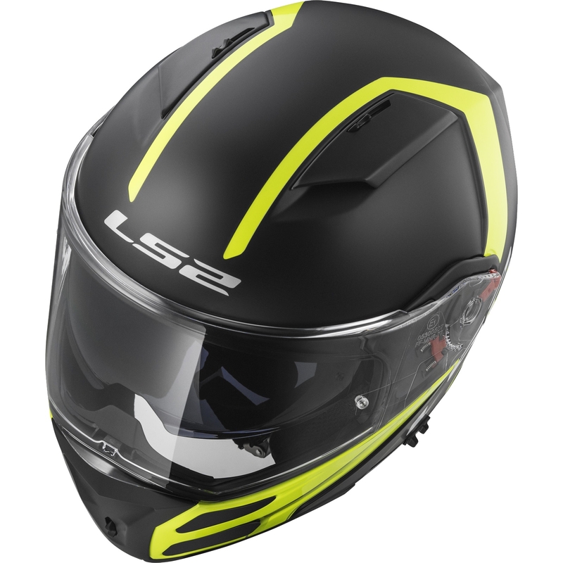 Cască LS2 FF324 Metro Rapid negru-galben-fluo lichidare