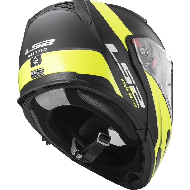 Cască LS2 FF324 Metro Rapid negru-galben-fluo lichidare
