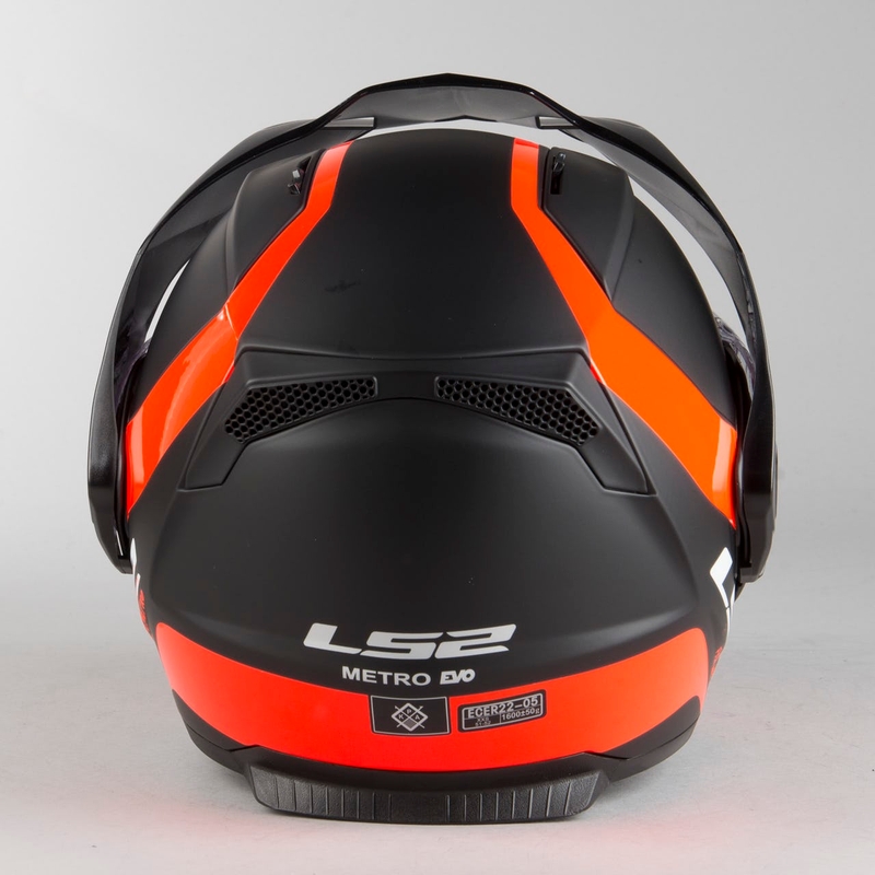 LS2 FF324 Metro EVO Rapid Helmet negru-portocaliu lichidare