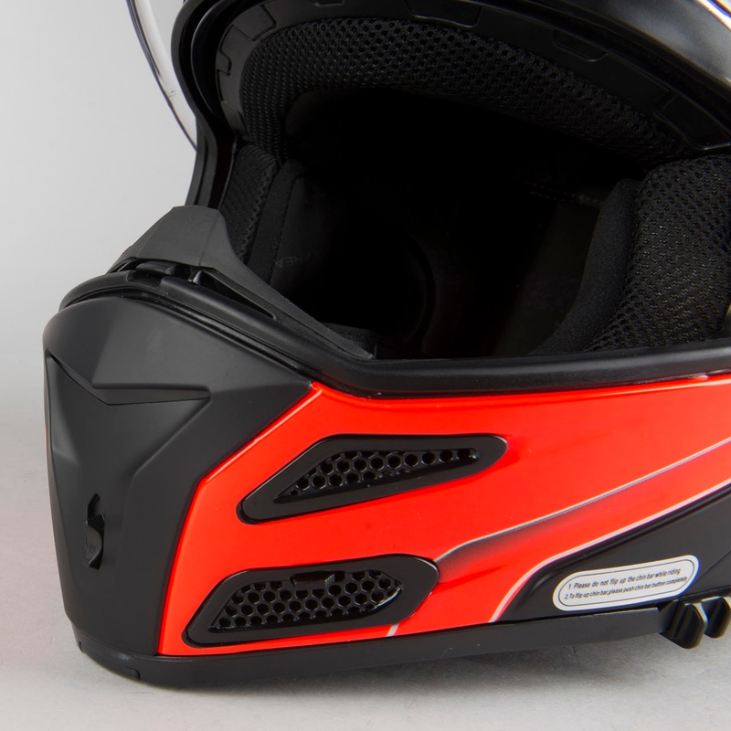LS2 FF324 Metro EVO Rapid Helmet negru-portocaliu lichidare
