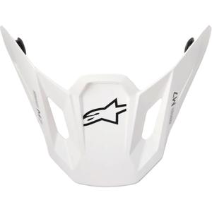 Viziera pentru cască Alpinestars Supertech S-M7 Solid, albă