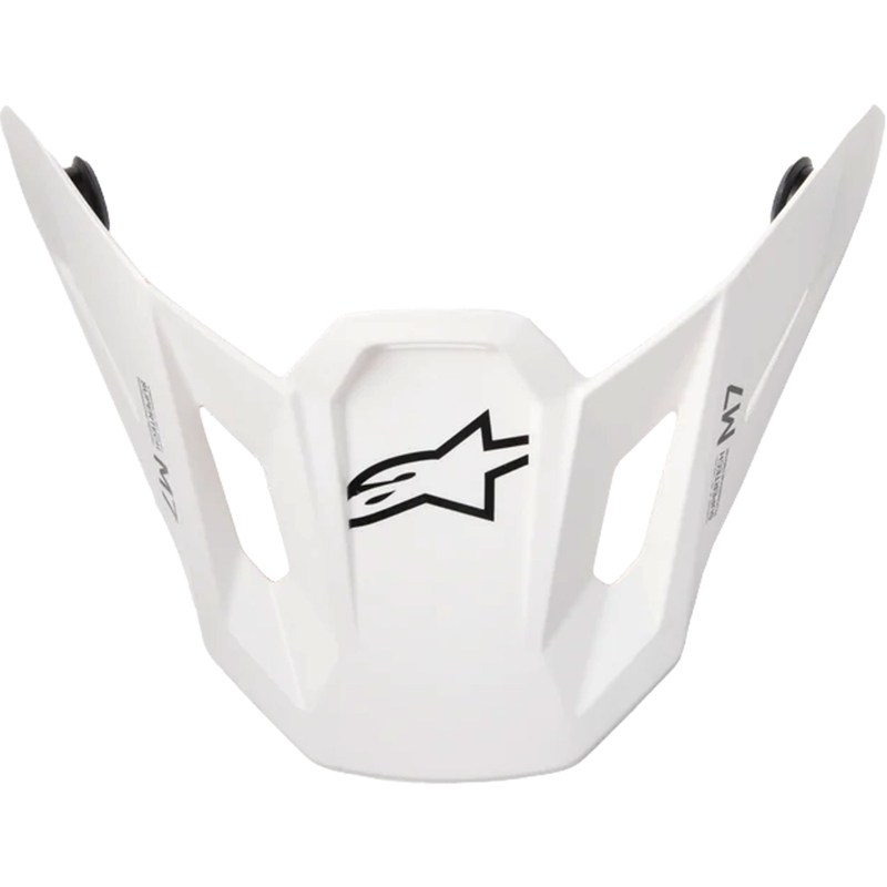 Viziera pentru cască Alpinestars Supertech S-M7 Solid, albă