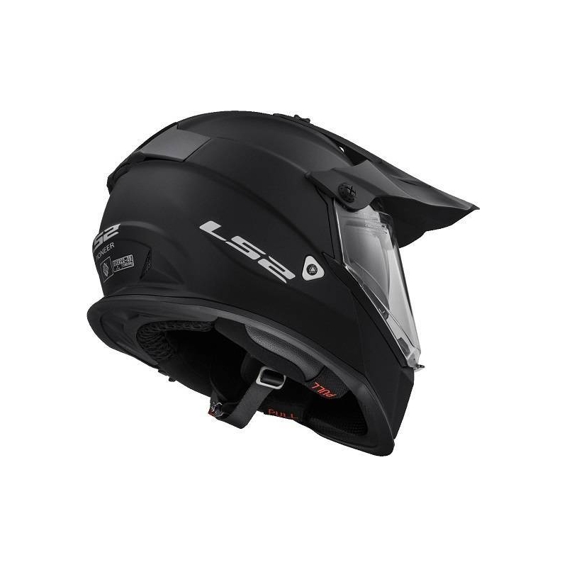 Cască LS2 MX436 Pioneer negru mat negru lichidare
