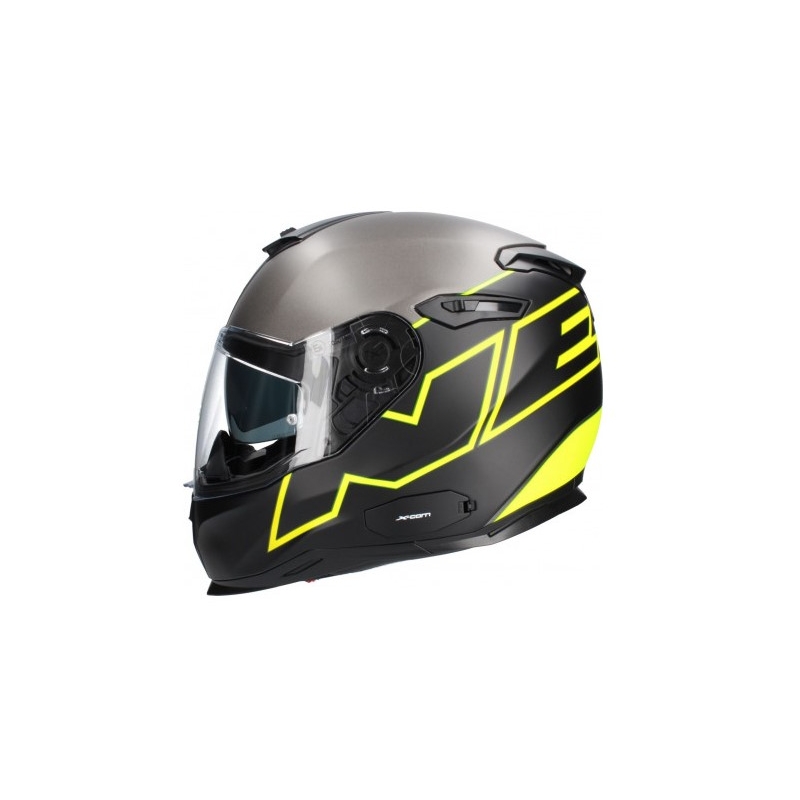 Cască de motocicletă Nexx SX 100 Orion negru-fluo galben lichidare