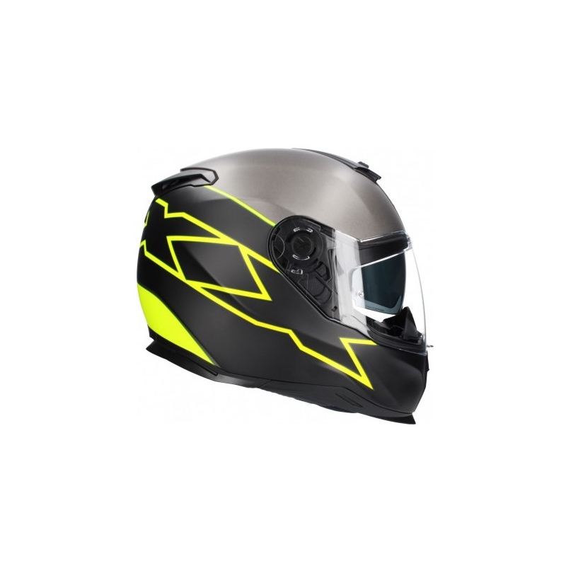 Cască de motocicletă Nexx SX 100 Orion negru-fluo galben lichidare
