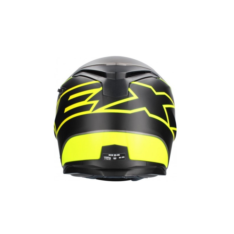 Cască de motocicletă Nexx SX 100 Orion negru-fluo galben lichidare