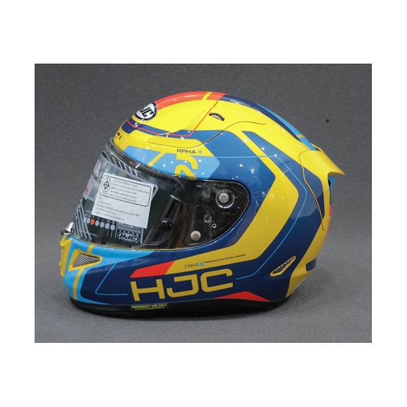 Cască de motocicletă integrală HJC RPHA 11 Chakri MC23 lichidare