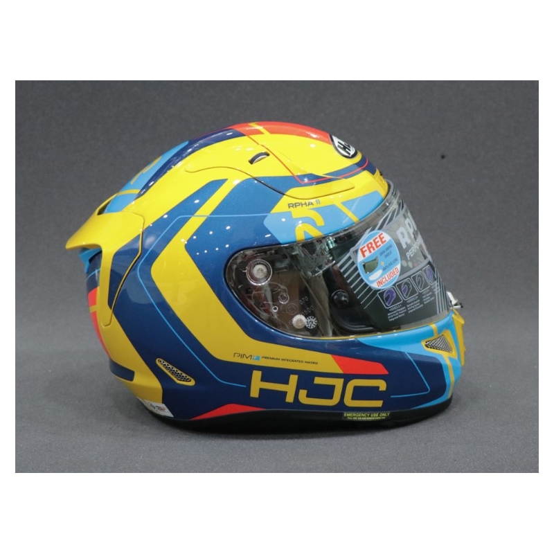 Cască de motocicletă integrală HJC RPHA 11 Chakri MC23 lichidare