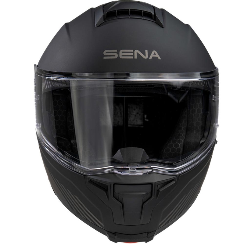 Cască de motocicletă pliabilă cu căști SENA Specter negru mat