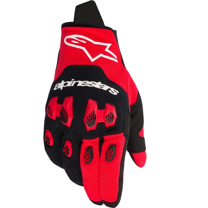 Mănuși motocross Alpinestars PRO-DURA roșu-negru
