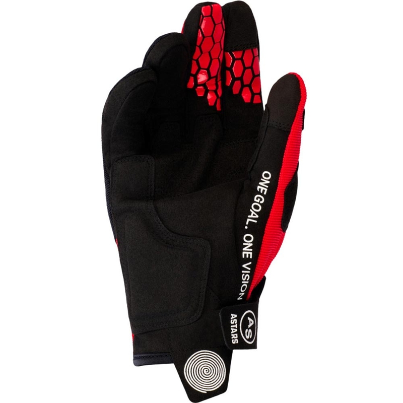 Mănuși motocross Alpinestars PRO-DURA roșu-negru