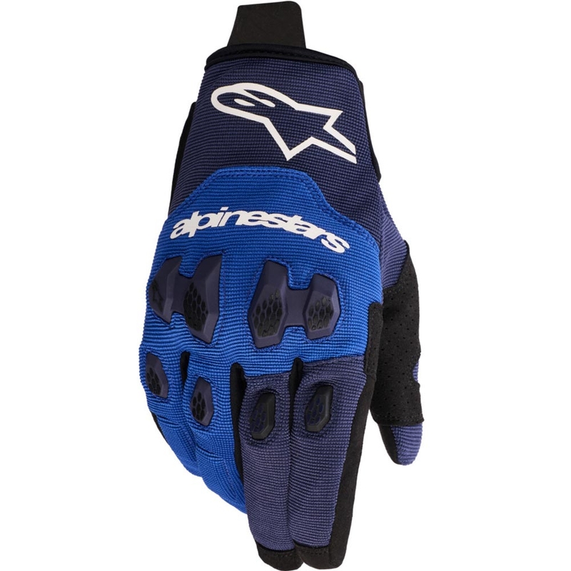 Mănuși motocross Alpinestars PRO-DURA albastru-alb
