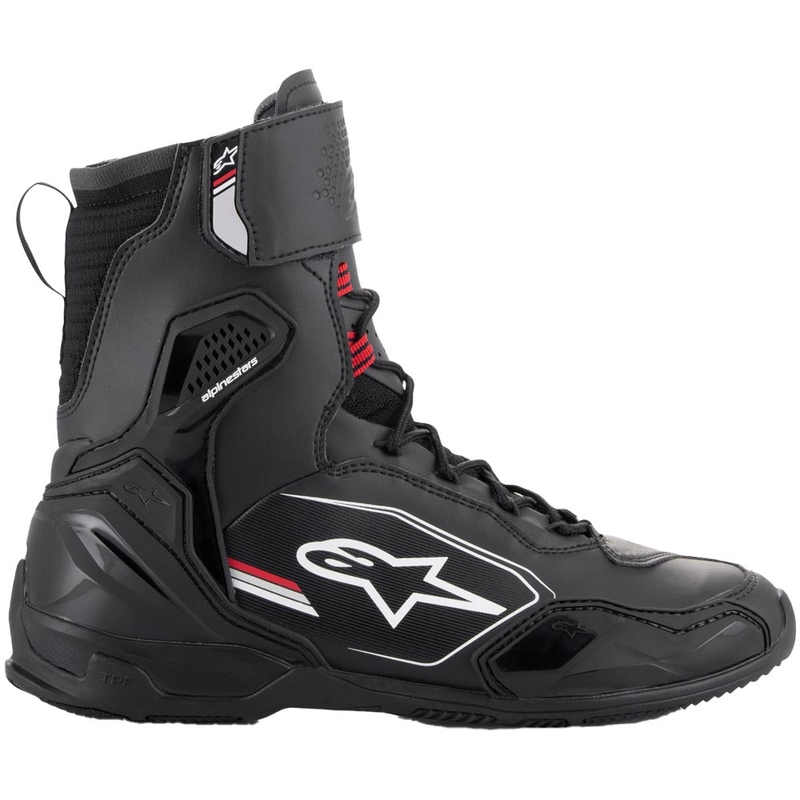 Ghete moto Alpinestars Superfaster negru-gri-roșu