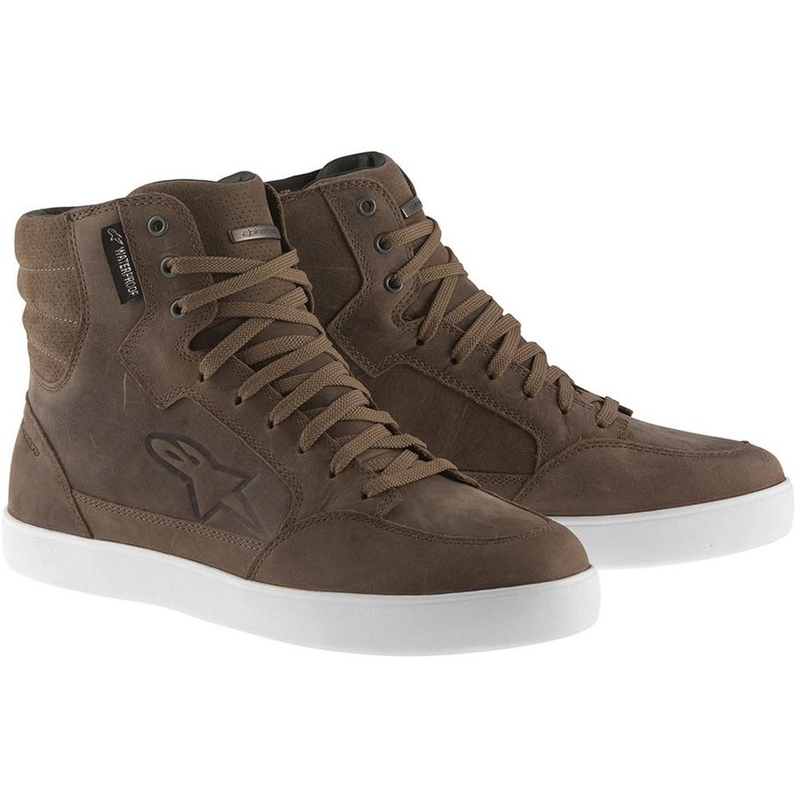 Ghete moto Alpinestars J-6 Waterproof maro