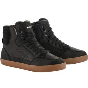 Ghete moto Alpinestars J-6 Waterproof, negre-cauciucate