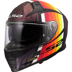 Cască integrală pentru motocicletă LS2 FF811 Vector II Freedom, culoarea cameleonului, neagră