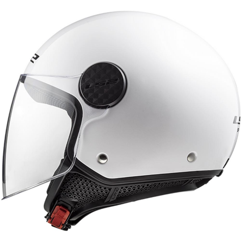 Cască de motocicletă deschisă LS2 OF558 Sphere II Alb solid