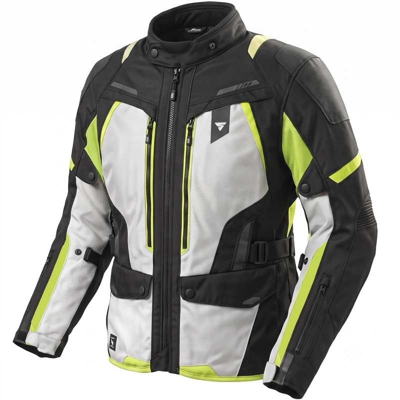 Geacă de motocicletă pentru femei Shima Dune 2.0 galben fluo
