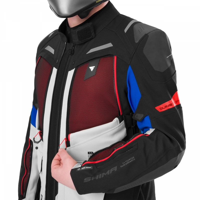 Geacă de motocicletă Shima Dune 2.0 albastră
