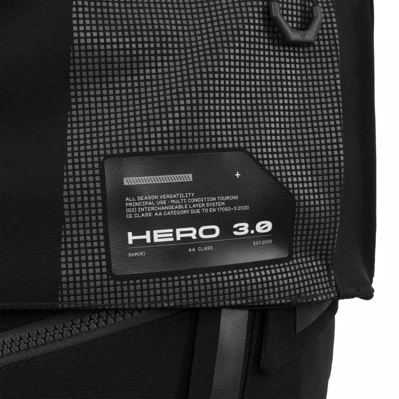 Geacă de motocicletă Shima Hero 3.0 neagră