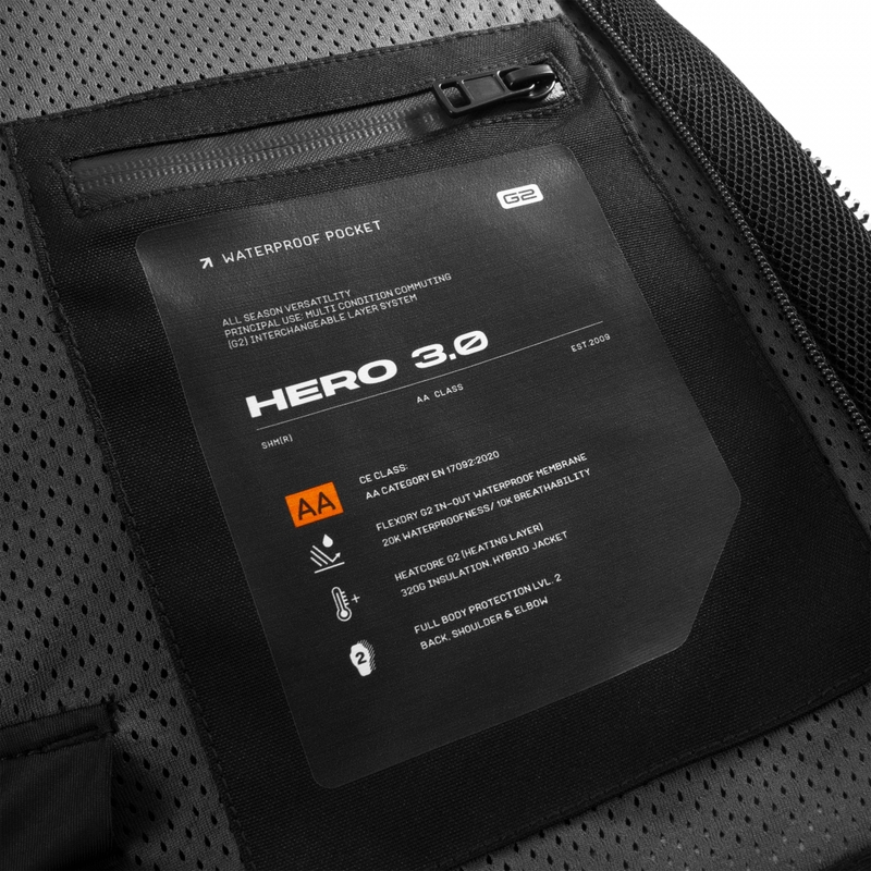 Geacă de motocicletă Shima Hero 3.0 maro