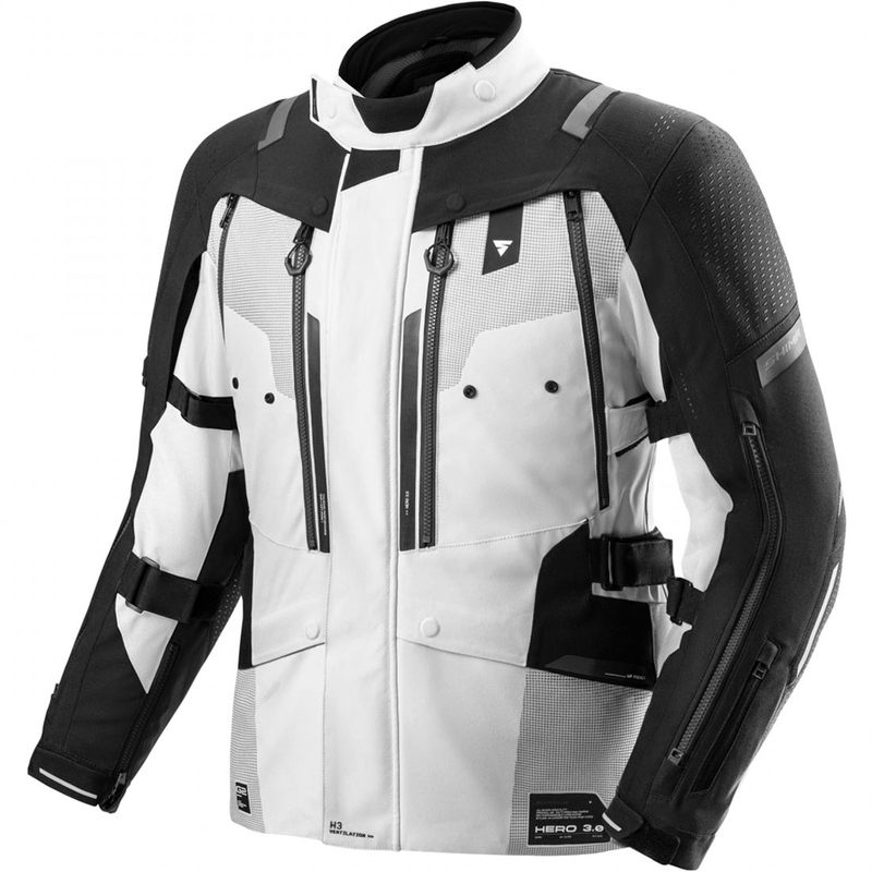 Geacă de motocicletă Shima Hero 3.0 gri-negru