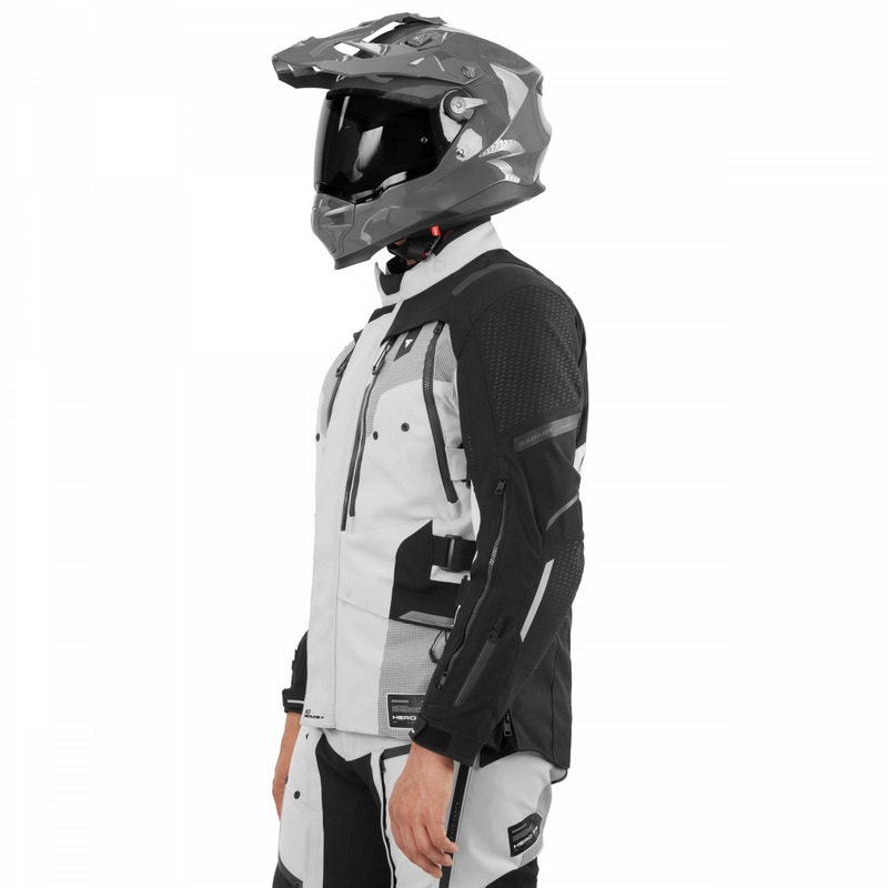 Geacă de motocicletă Shima Hero 3.0 gri-negru